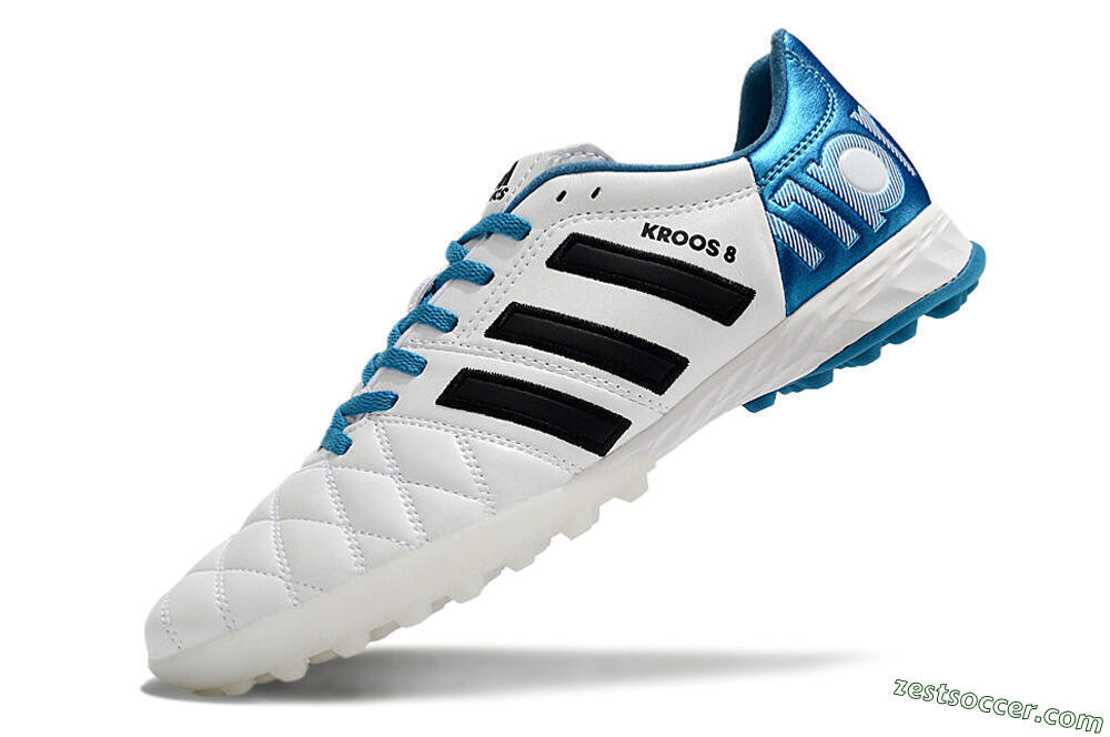 Adidas AdiPure 11Pro X PD25 Trx TF Low-Tops Soccer Shoes - White/Black/Blue 5