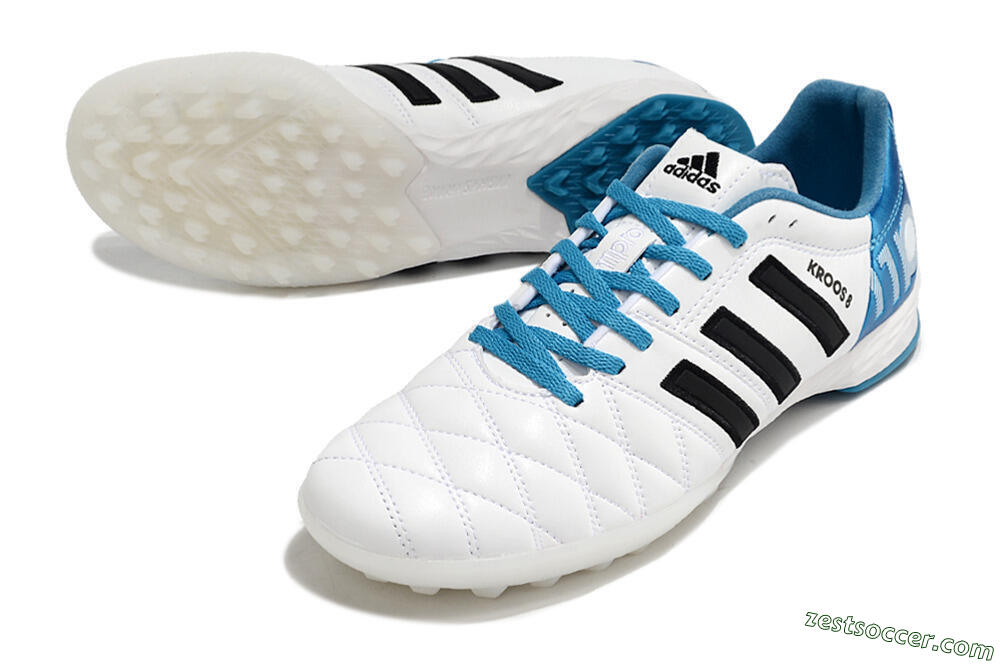 Adidas AdiPure 11Pro X PD25 Trx TF Low-Tops Soccer Shoes - White/Black/Blue 3