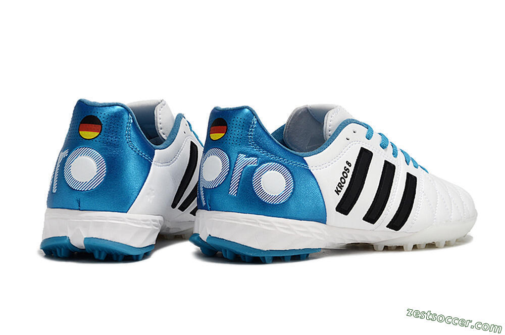 Adidas AdiPure 11Pro X PD25 Trx TF Low-Tops Soccer Shoes - White/Black/Blue 6