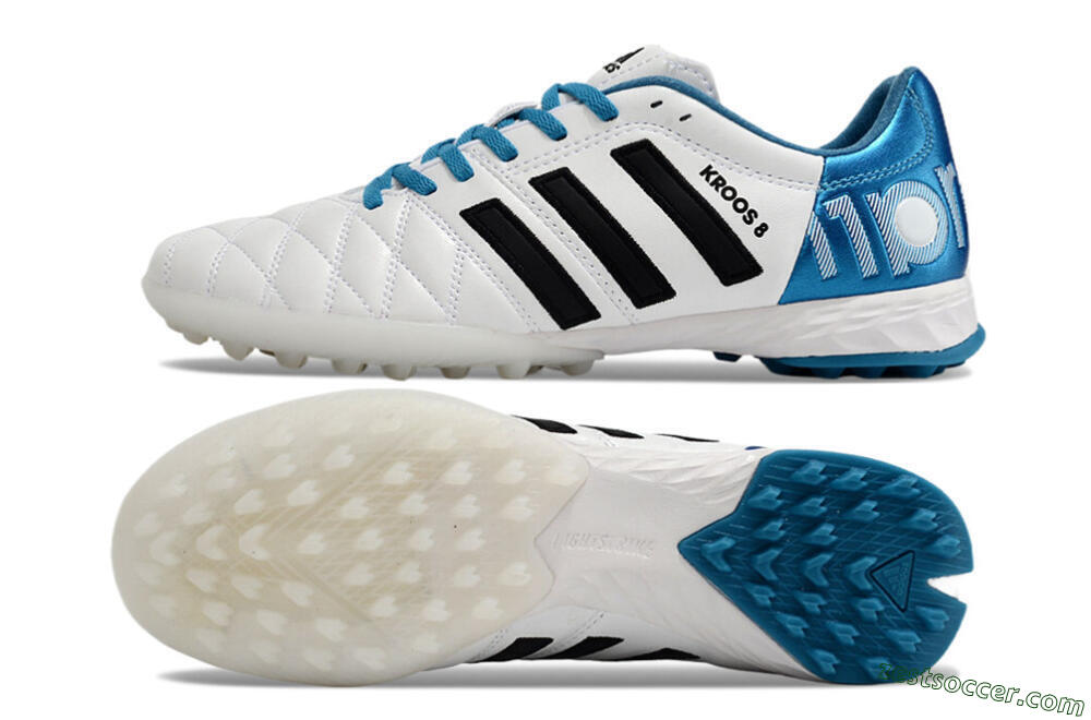 Adidas AdiPure 11Pro X PD25 Trx TF Low-Tops Soccer Shoes - White/Black/Blue 1