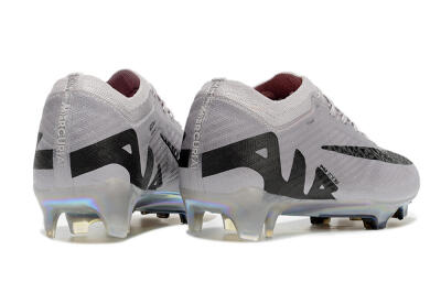 Nike Air Zoom Mercurial Vapor 15 Elite FG Low-Tops Soccer Cleats - Grey/Black/Gold