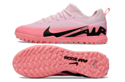 Nike Air Zoom Mercurial Vapor 15 Pro TF Low-Tops Soccer Shoes - Pink/Black