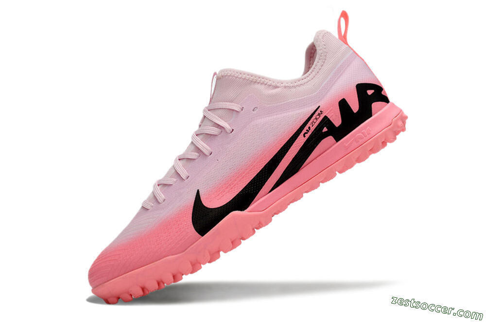 Nike Air Zoom Mercurial Vapor 15 Pro TF Low-Tops Soccer Shoes - Pink/Black 5