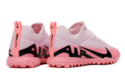 Nike Air Zoom Mercurial Vapor 15 Pro TF Low-Tops Soccer Shoes - Pink/Black
