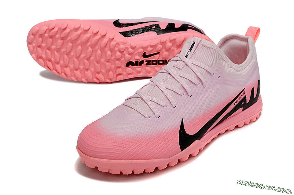 Nike Air Zoom Mercurial Vapor 15 Pro TF Low-Tops Soccer Shoes - Pink/Black 3