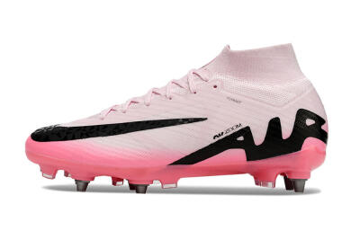 Nike Air Zoom Mercurial Superfly 9 Elite SG High-Tops Soccer Cleats - Pink/Black