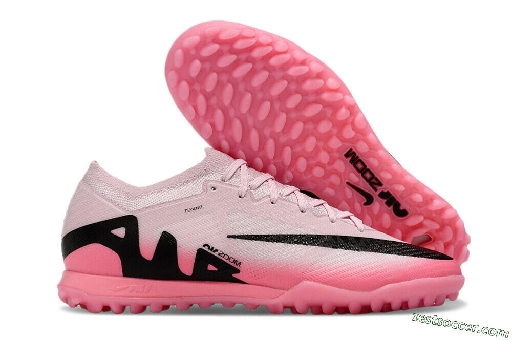 Nike Air Zoom Mercurial Vapor 15 Elite TF Low-Tops Soccer Shoes - Pink/Black 0
