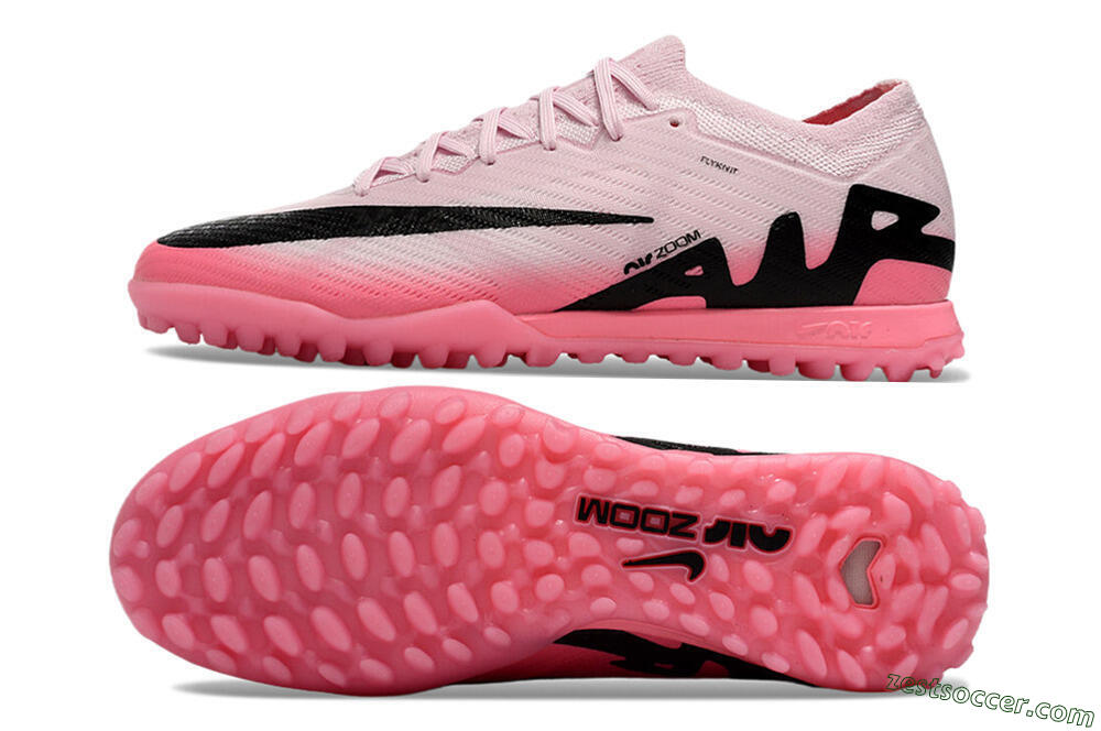 Nike Air Zoom Mercurial Vapor 15 Elite TF Low-Tops Soccer Shoes - Pink/Black 1