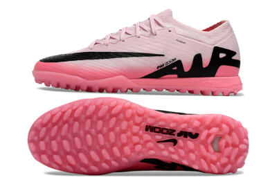 Nike Air Zoom Mercurial Vapor 15 Elite TF Low-Tops Soccer Shoes - Pink/Black