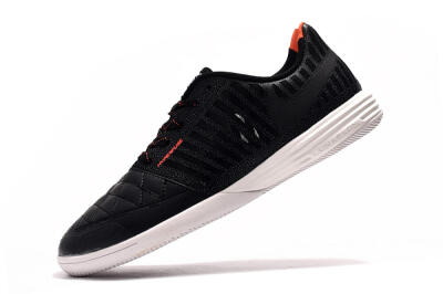 Nike Lunar Gato 2 IC Low-Tops Soccer Shoes - Black/Red/White