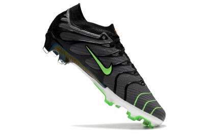 Nike Air Zoom Mercurial Vapor 15 Elite FG Low-Tops Soccer Cleats - Silver/Black/Green