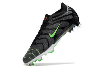 Nike Air Zoom Mercurial Vapor 15 Elite FG Low-Tops Soccer Cleats - Silver/Black/Green