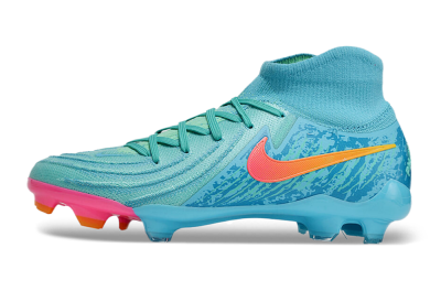 Nike Phantom Luna Elite FG High-Tops Soccer Cleats - Jade/Blue/Orange