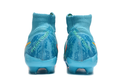 Nike Phantom Luna Elite FG High-Tops Soccer Cleats - Jade/Blue/Orange