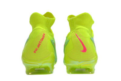 Nike Phantom GX DF Elite FG Low-Tops Soccer Cleats - Green/Yellow/Red
