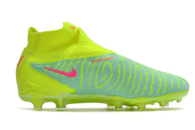 Nike Phantom GX DF Elite FG Low-Tops Soccer Cleats - Green/Yellow/Red