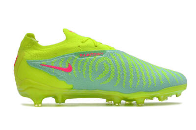 Nike Phantom GX Elite FG Low-Tops Soccer Cleats - Green/Yellow/Red