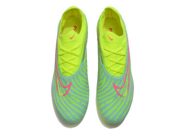 Nike Phantom GX Elite FG Low-Tops Soccer Cleats - Green/Yellow/Red