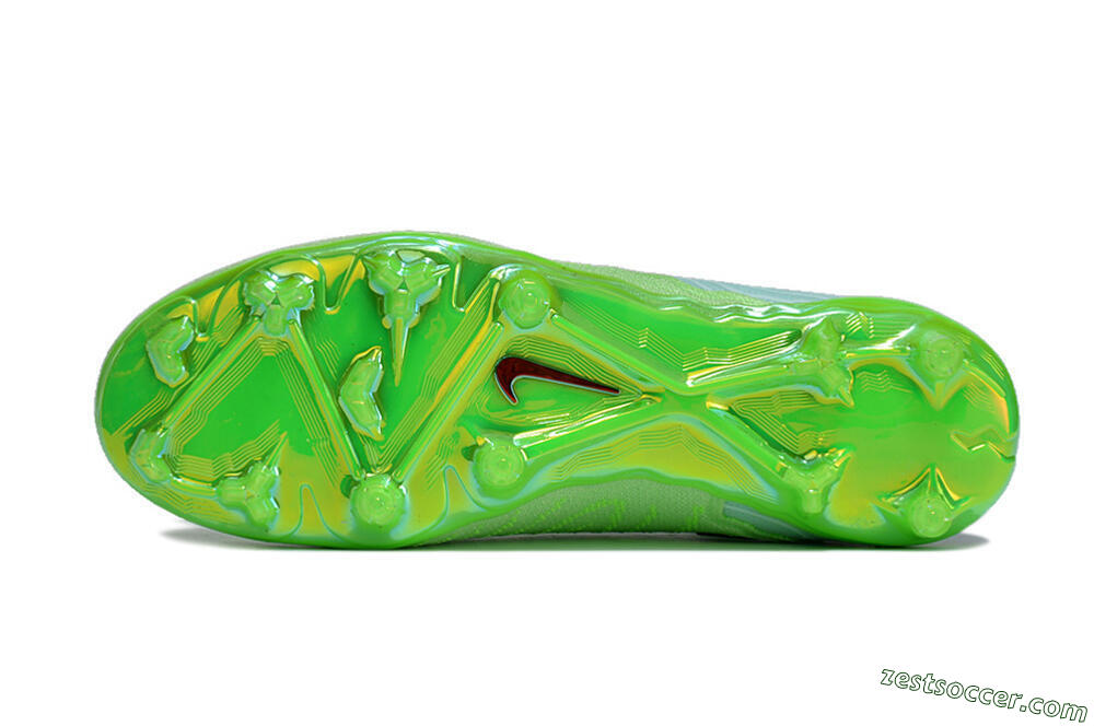Nike Phantom GX Elite FG High-Tops Soccer Cleats - Green/Brown/Black 7