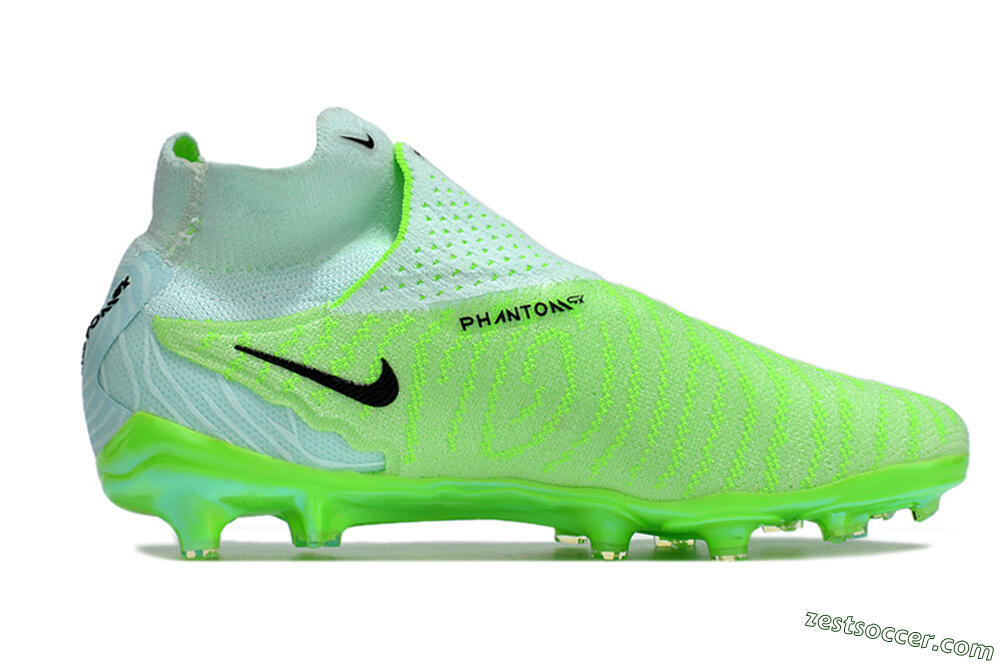 Nike Phantom GX Elite FG High-Tops Soccer Cleats - Green/Brown/Black 4