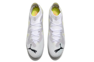 Puma Future Ultimate FG Low-Tops Soccer Cleats - White/Black