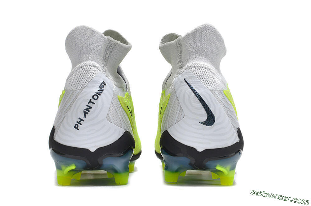 Nike Phantom GX Elite FG High-Tops Soccer Cleats - Grey/Green/Pink 6