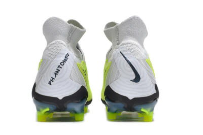 Nike Phantom GX Elite FG High-Tops Soccer Cleats - Grey/Green/Pink