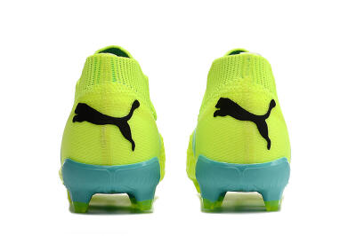 Puma Future Ultimate FG Low-Tops Soccer Cleats - Green/Blue/Black