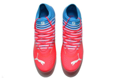 Puma Future Z 1.3 Instinct FG Low-Tops Soccer Cleats - Pink/Blue