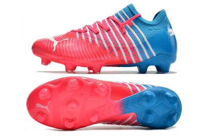 Puma Future Z 1.3 Instinct FG Low-Tops Soccer Cleats - Pink/Blue
