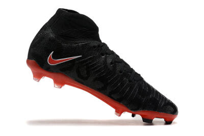 Nike Phantom Luna Elite UN FG High-Tops Soccer Cleats - Black/White/Red