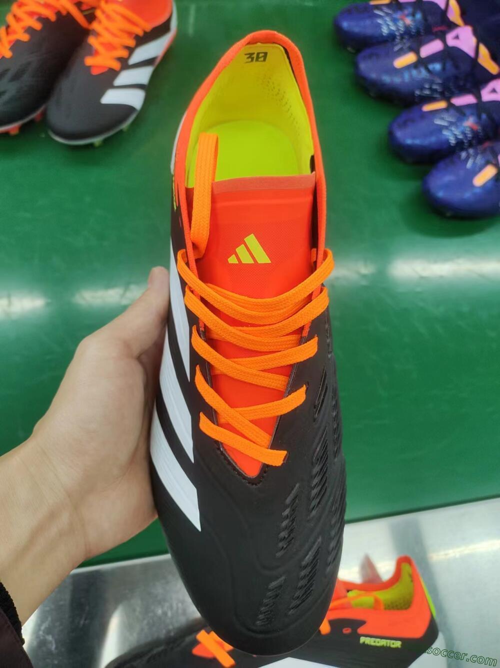 Adidas Predator Elite FG Low-Tops Soccer Cleats - Black/White/Pink