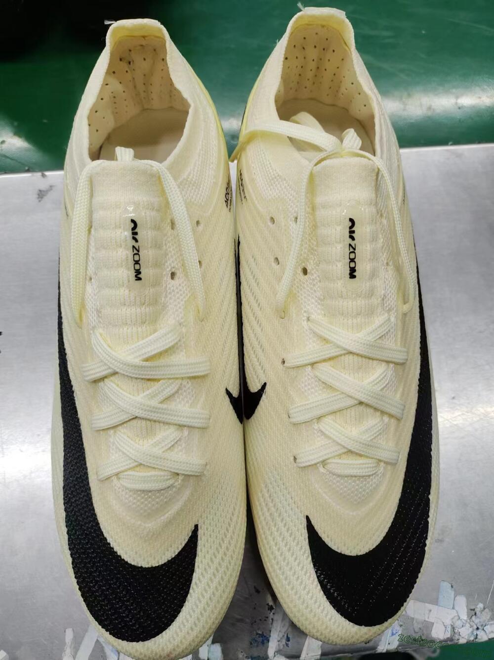 Nike Air Zoom Mercurial Vapor 15 Elite FG Low-Tops Soccer Cleats - Beige/Black