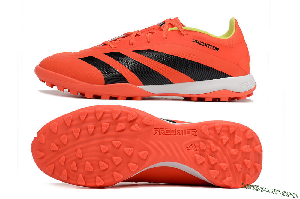 Adidas Predator 24 Elite TF Low-Tops Soccer Shoes - Red/Black/White 1