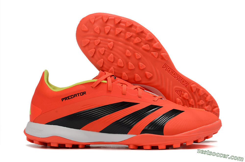 Adidas Predator 24 Elite TF Low-Tops Soccer Shoes - Red/Black/White 0