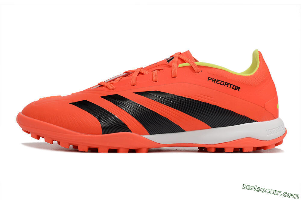 Adidas Predator 24 Elite TF Low-Tops Soccer Shoes - Red/Black/White 2