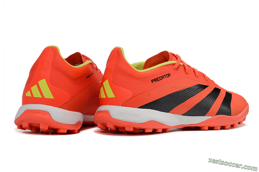 Adidas Predator 24 Elite TF Low-Tops Soccer Shoes - Red/Black/White 6