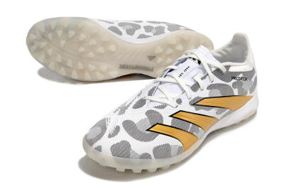Adidas Predator 24 Elite TF Low-Tops Soccer Shoes - Black/White/Gold