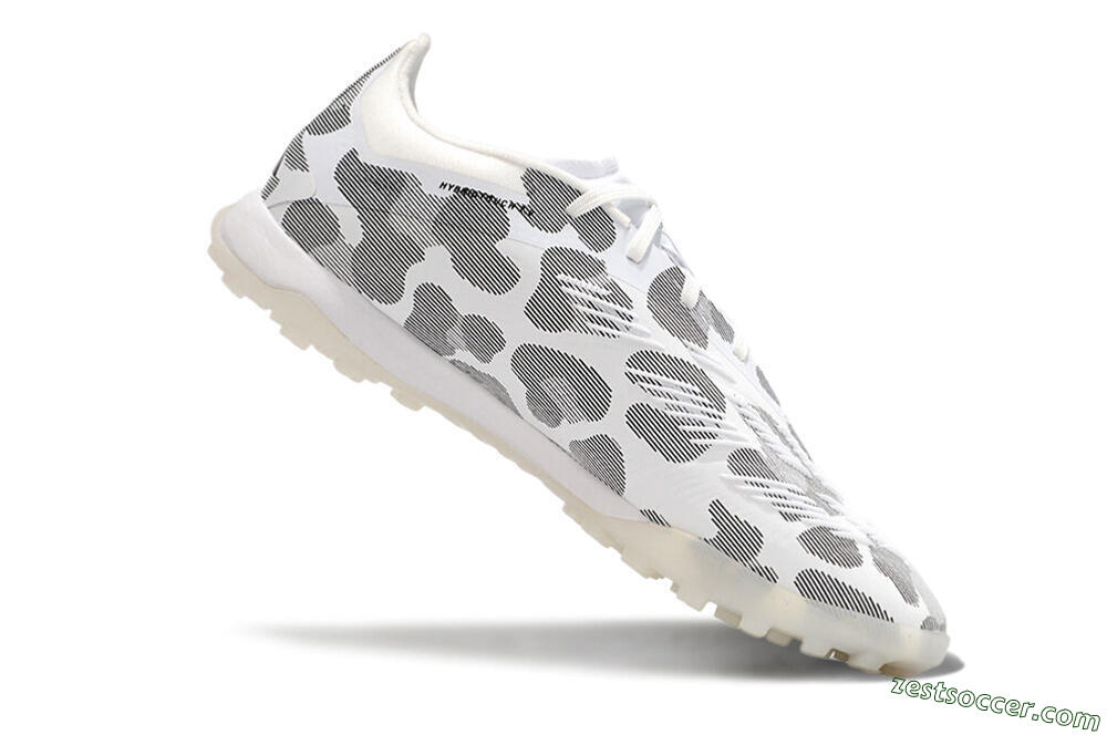 Adidas Predator 24 Elite TF Low-Tops Soccer Shoes - Black/White/Gold 4