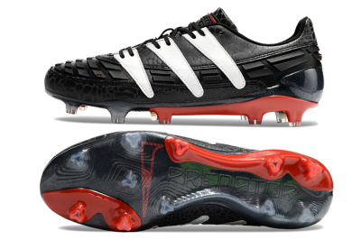 Adidas Predator Accelerator 94 FG Low-Tops Soccer Cleats - Black/White/Red