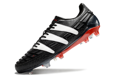 Adidas Predator Accelerator 94 FG Low-Tops Soccer Cleats - Black/White/Red