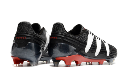Adidas Predator Accelerator 94 FG Low-Tops Soccer Cleats - Black/White/Red