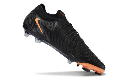Nike Phantom Luna Elite NU FG Low-Tops Soccer Cleats - Black/Grey/Orange