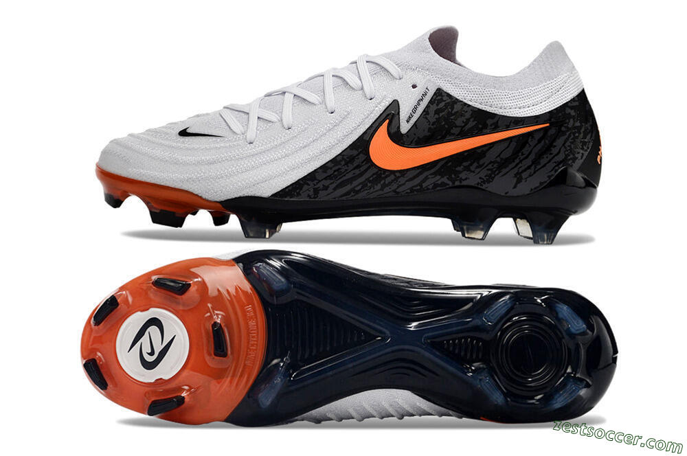 Nike Phantom Luna Elite NU FG Low-Tops Soccer Cleats - White/Black/Red 1