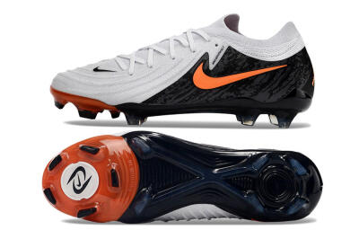 Nike Phantom Luna Elite NU FG Low-Tops Soccer Cleats - White/Black/Red