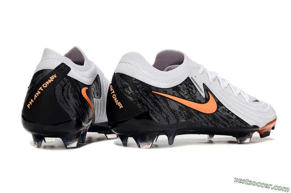 Nike Phantom Luna Elite NU FG Low-Tops Soccer Cleats - White/Black/Red 6
