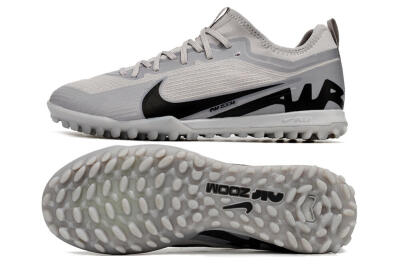 Nike Air Zoom Mercurial Vapor 15 Pro TF Low-Tops Soccer Shoes - Grey/Black