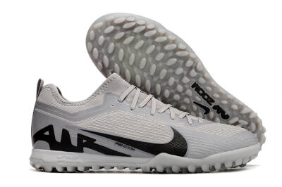 Nike Air Zoom Mercurial Vapor 15 Pro TF Low-Tops Soccer Shoes - Grey/Black