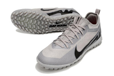 Nike Air Zoom Mercurial Vapor 15 Pro TF Low-Tops Soccer Shoes - Grey/Black