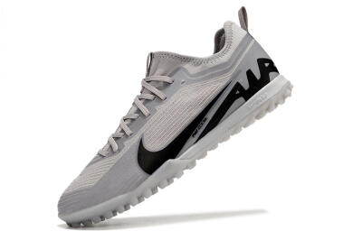 Nike Air Zoom Mercurial Vapor 15 Pro TF Low-Tops Soccer Shoes - Grey/Black